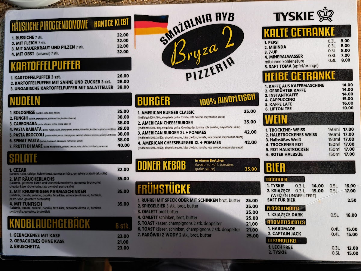 Menu Bryza Ii-2